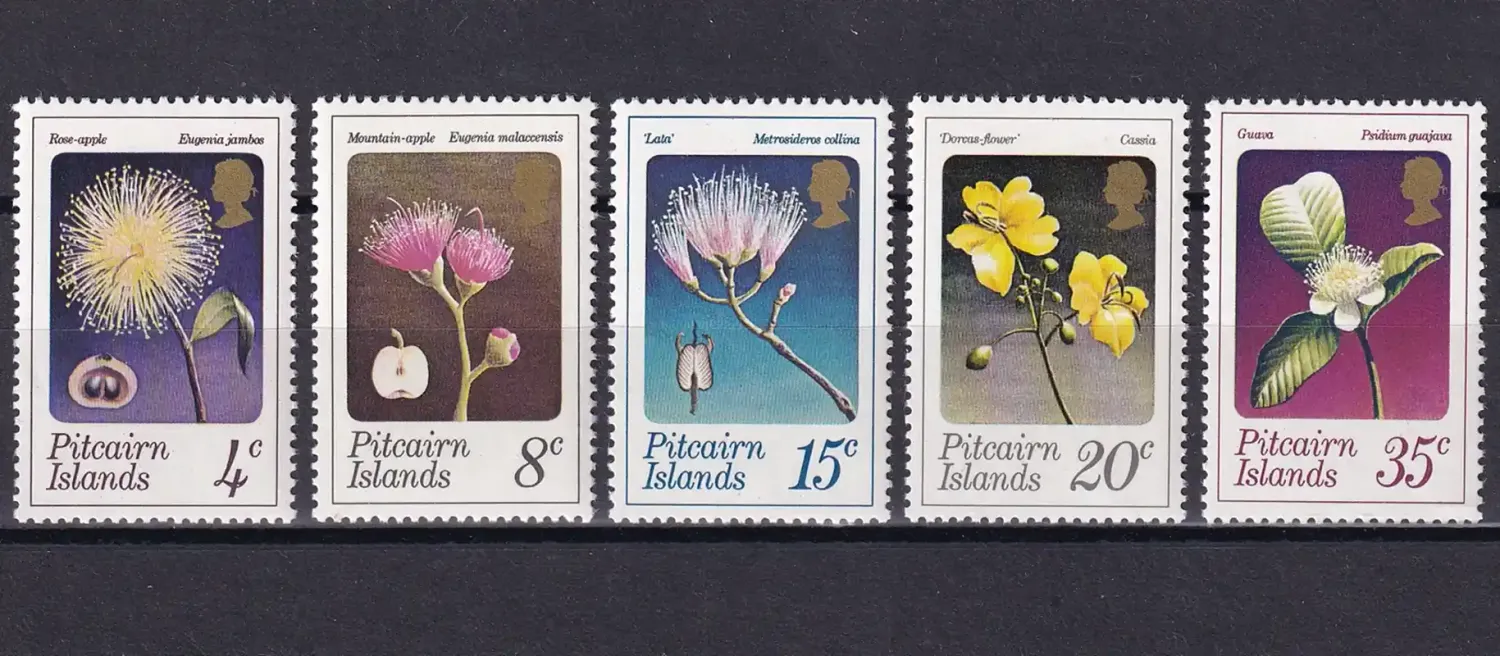 Pitcairn Islands 1973 Flowers and Fruits of Native Trees and Shrubs. MNH(**)