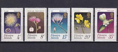 Pitcairn Islands 1973 Flowers and Fruits of Native Trees and Shrubs. MNH(**)