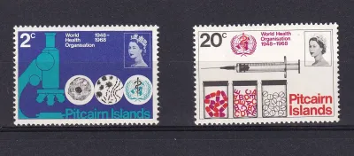 Pitcairn Islands 1968 The 20th Anniv of the World Health Organization. MNH(**)