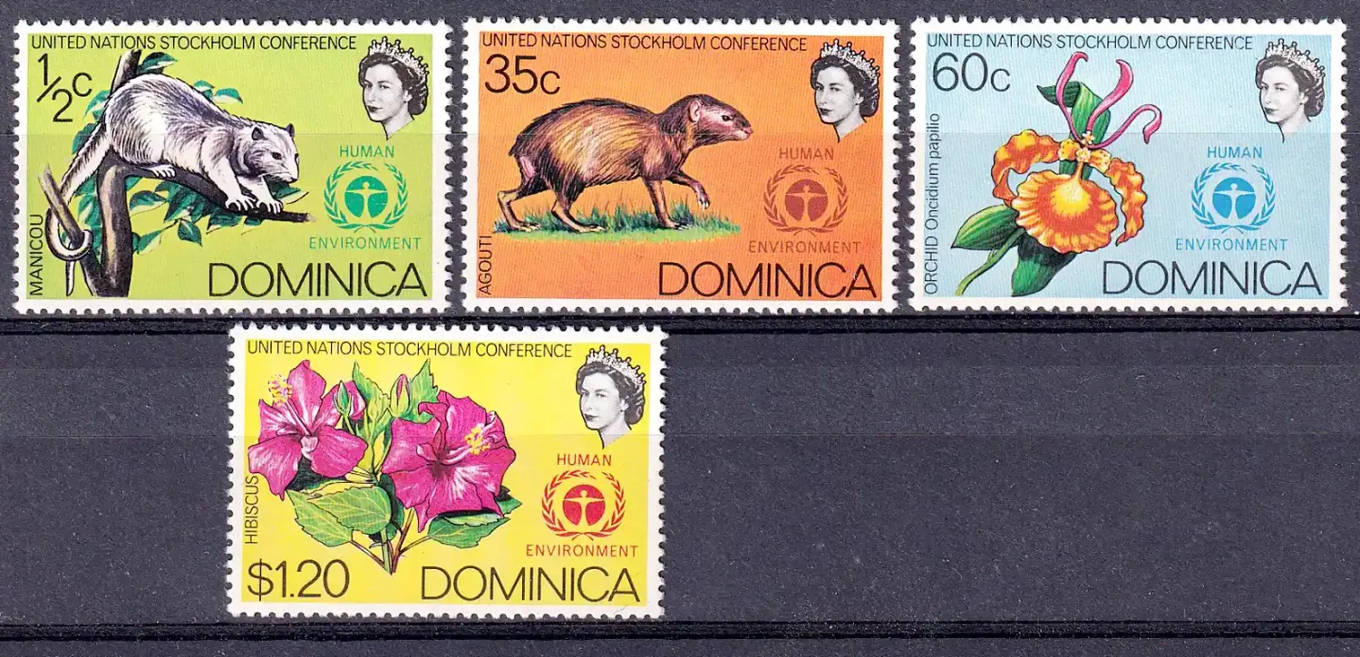 Dominica 1972 U.N. Conference on the Human Environment, Stockholm-MNH(**) Dominica 1972 U.N. Conference on the Human Environment, Stockholm-MNH(**)