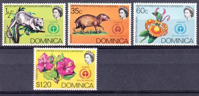 Dominica 1972 U.N. Conference on the Human Environment, Stockholm-MNH(**)