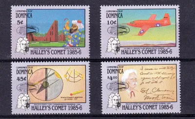 Dominica 1986 Appearance of Halley's Comet-MNH(**)