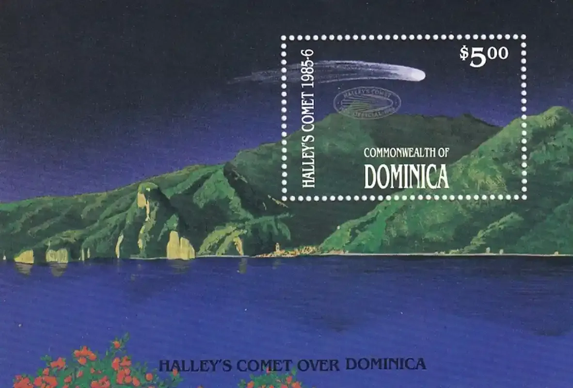 Dominica 1986 Appearance of Halley's Comet (ss/v1)-MNH(**) Dominica 1986 Appearance of Halley's Comet (ss/v1)-MNH(**)