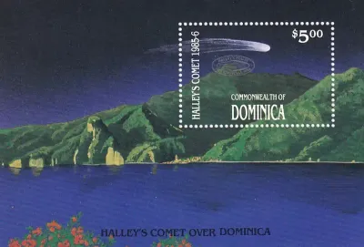 Dominica 1986 Appearance of Halley's Comet (ss/v1)-MNH(**)