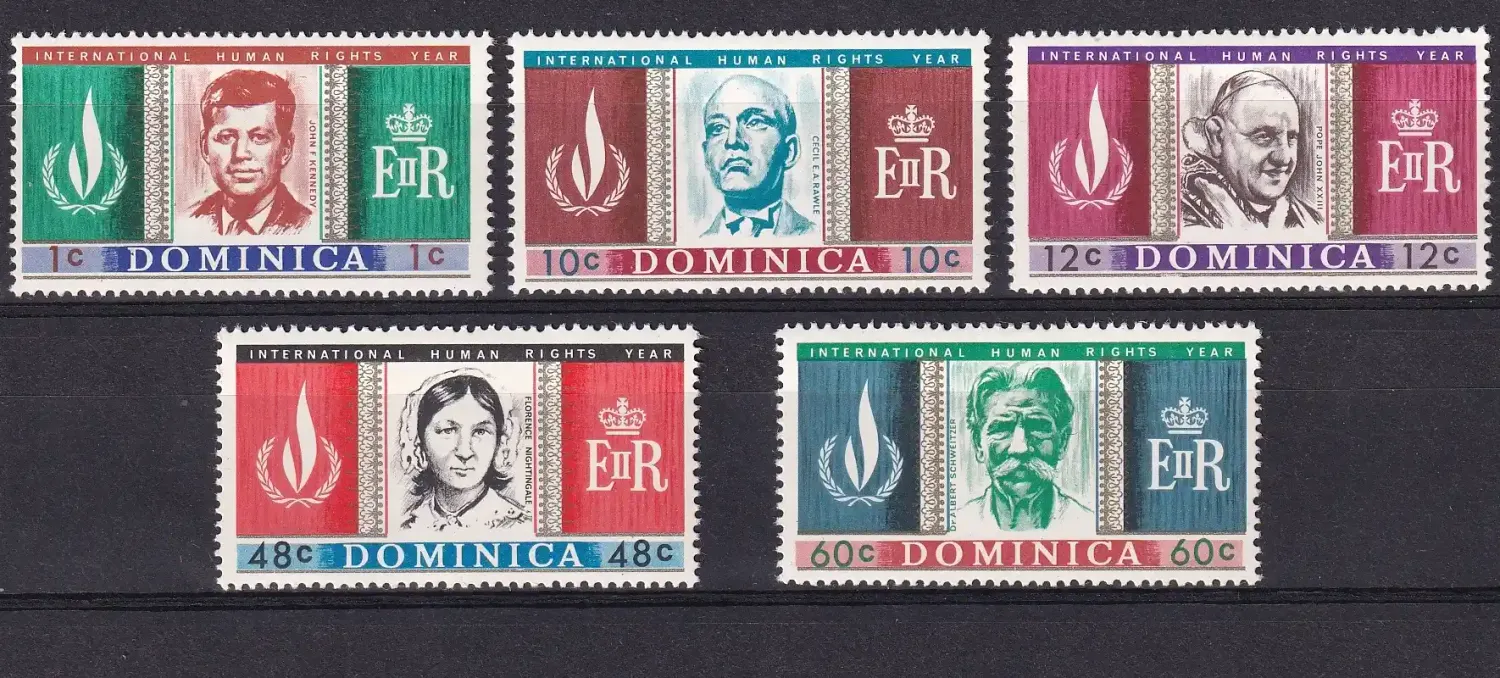 Dominica 1968 Human Rights Year)-MNH(**)
