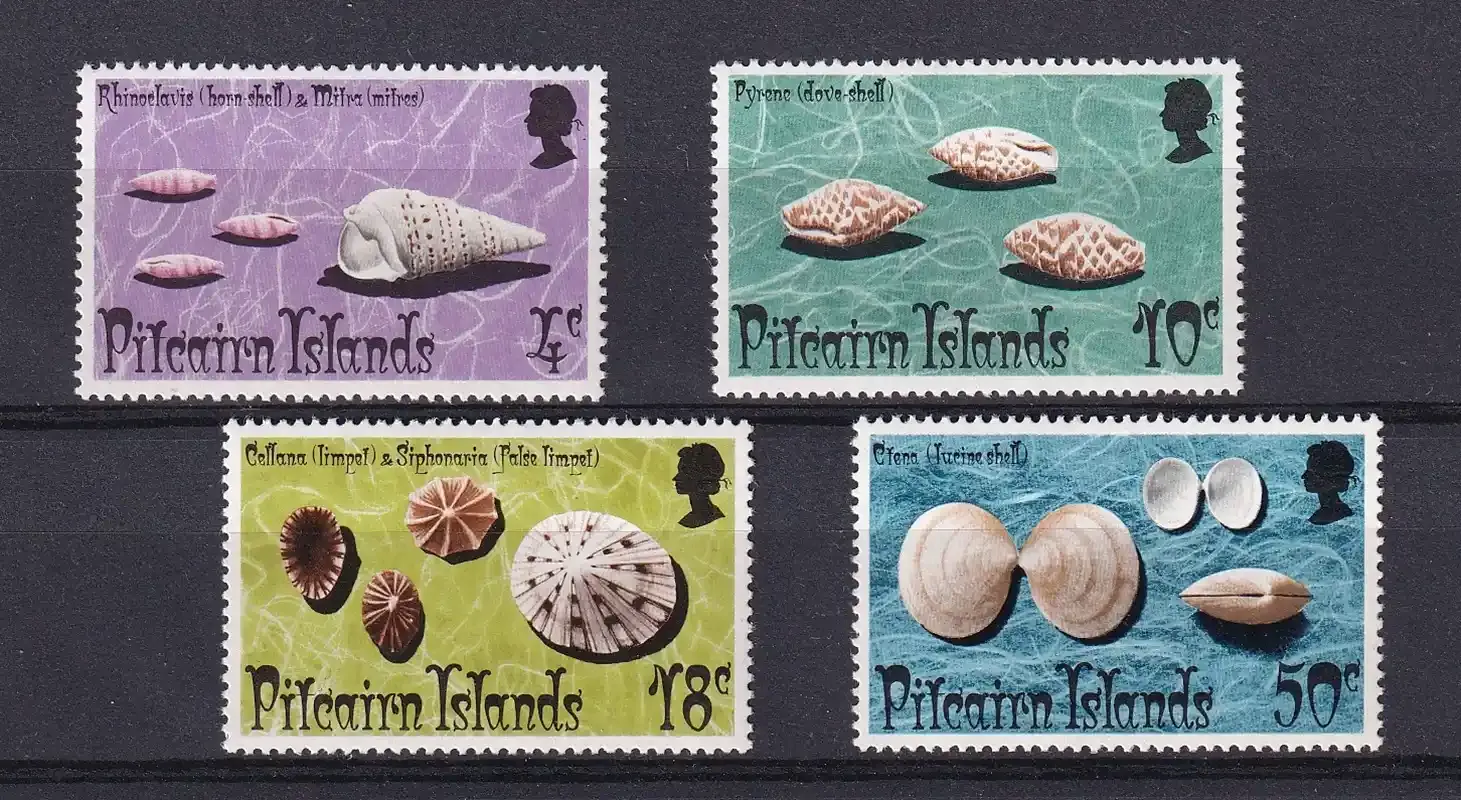 Pitcairn Islands 1974 Shells. MNH(**) Pitcairn Islands 1974 Shells. MNH(**)