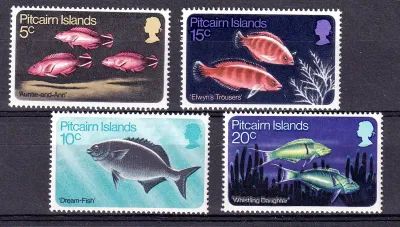 Pitcairn Islands 1970 Fish. MNH(**)