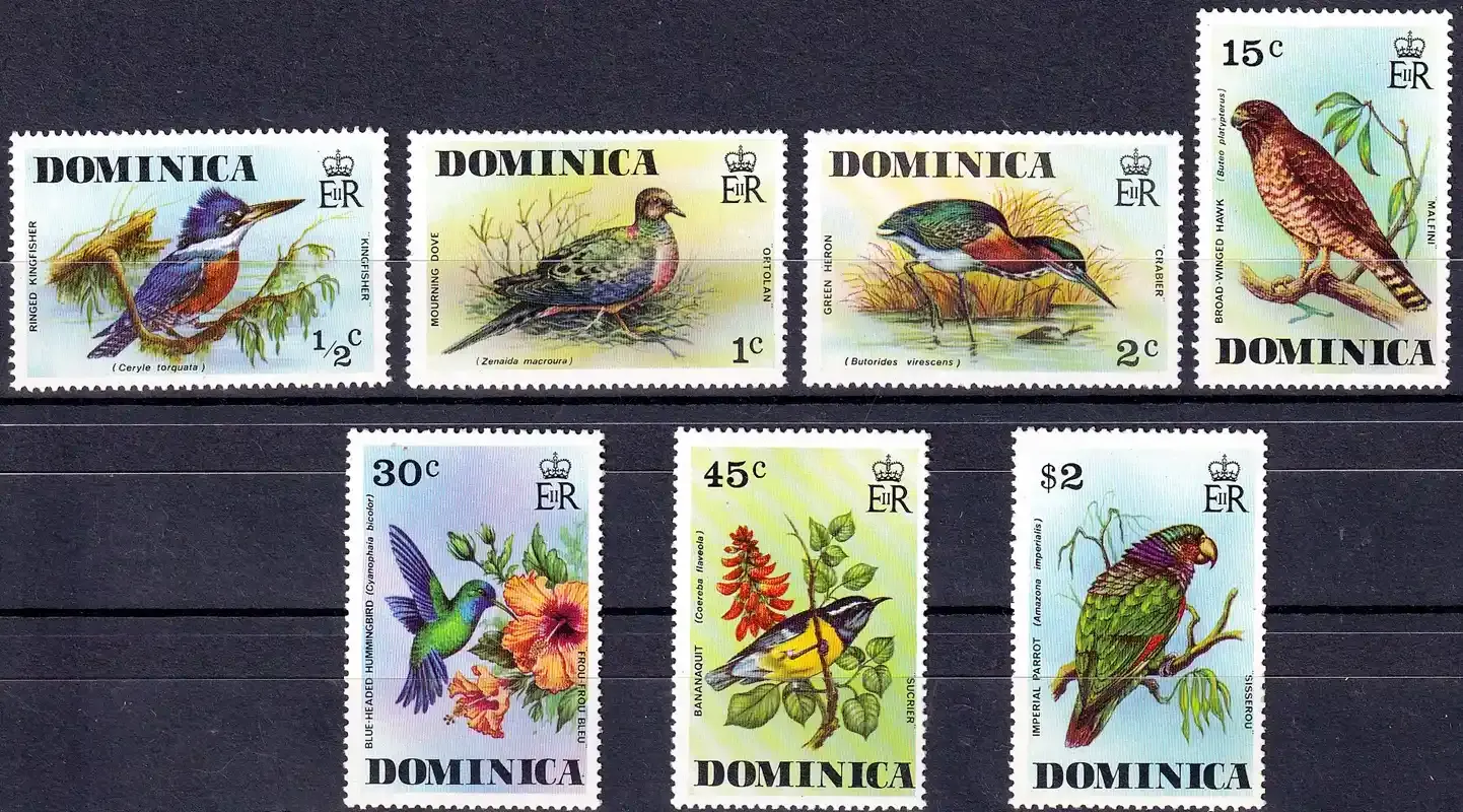Dominica 1976 Wild Birds-MNH(**) Dominica 1976 Wild Birds-MNH(**)