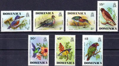 Dominica 1976 Wild Birds-MNH(**)