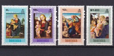 Dominica 1969 Christmas - Paintings-MNH(**)