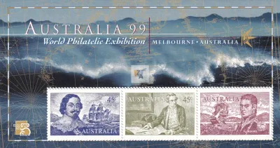 Australia 1999 International Stamp Exhibition "AUSTRALIA '99" - Melbourne (ss/v3)- MNH(**) Australia 1999 International Stamp Exhibition "AUSTRALIA '99" - Melbourne (ss/v3)- MNH(**)