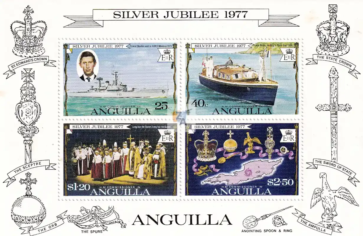 Anguilla 1977 Silver Jubilee of Queen Elizabeth II. MNH(**)