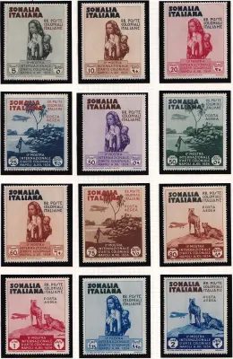 Italian Somaliland 1934 International Colonial Exhibition, Naples. MNH (**) Italian Somaliland 1934 International Colonial Exhibition, Naples. MNH (**)