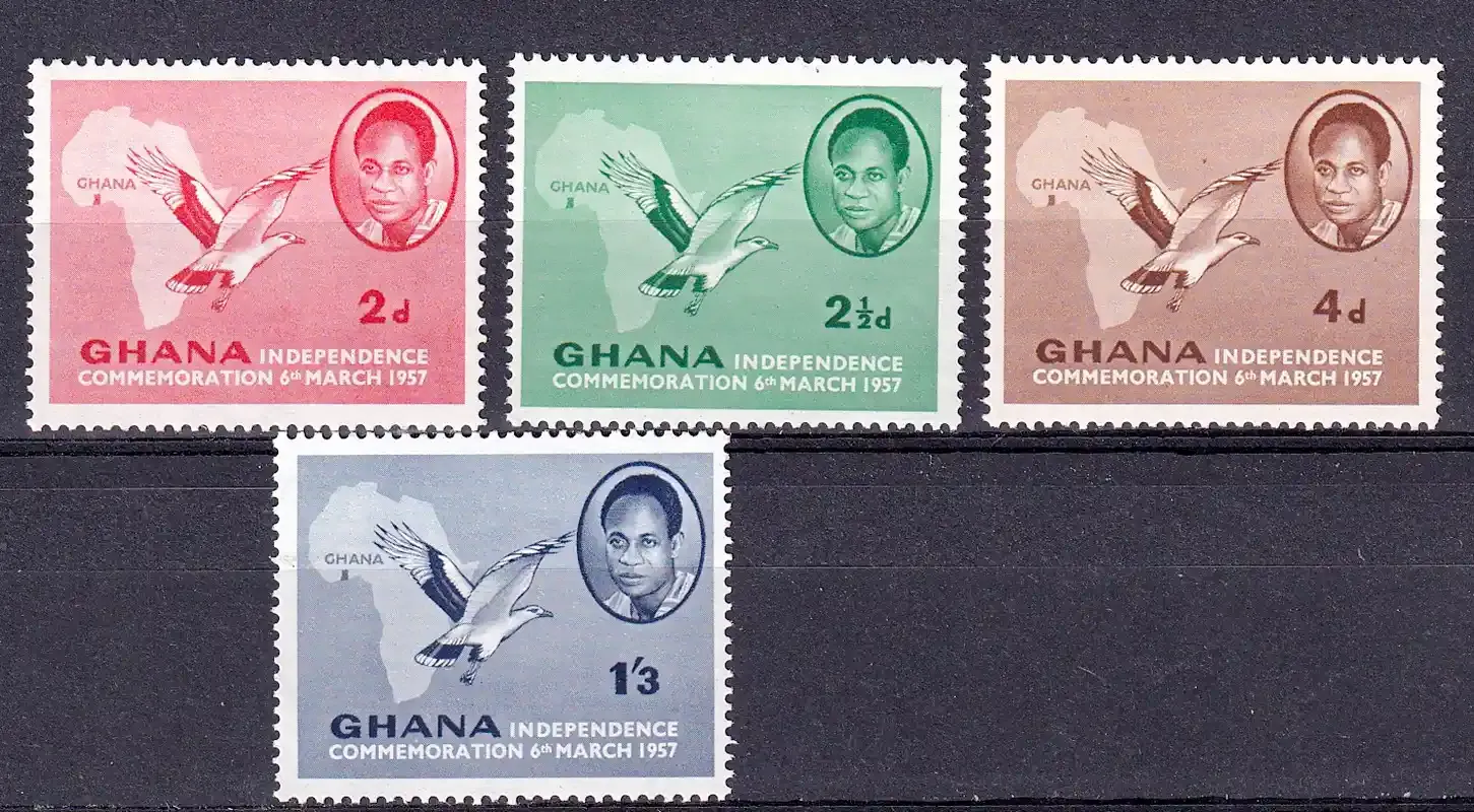 Ghana 1957 Independence Commemoration MNH (**) Ghana 1957 Independence Commemoration MNH (**)