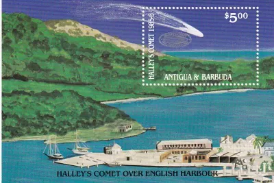 Antigua & Barbuda 1986 Appearance of Halley's Comet. (SS/v1). MNH(**) Antigua & Barbuda 1986 Appearance of Halley's Comet. (SS/v1). MNH(**)