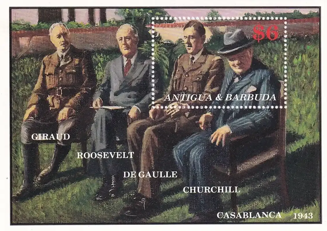 Antigua & Barbuda 1991 The 100th Anniv of the Birth of Charles de Gaulle, 1890-1970. (SS/v1). MNH(**) Antigua & Barbuda 1991 The 100th Anniv of the Birth of Charles de Gaulle, 1890-1970. (SS/v1). MNH(**)