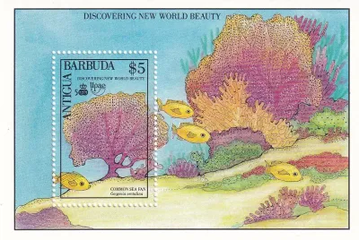 Antigua & Barbuda 1990 The 500th Anniv of the Discovery of America by Columbus. (SS/v1). MNH(**) Antigua & Barbuda 1990 The 500th Anniv of the Discovery of America by Columbus. (SS/v1). MNH(**)