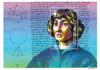 Antigua & Barbuda 1993 The 450th Anniv of the Death of Copernicus, 1473-1543. (SS/v1). MNH(**) Antigua & Barbuda 1993 The 450th Anniv of the Death of Copernicus, 1473-1543. (SS/v1). MNH(**)