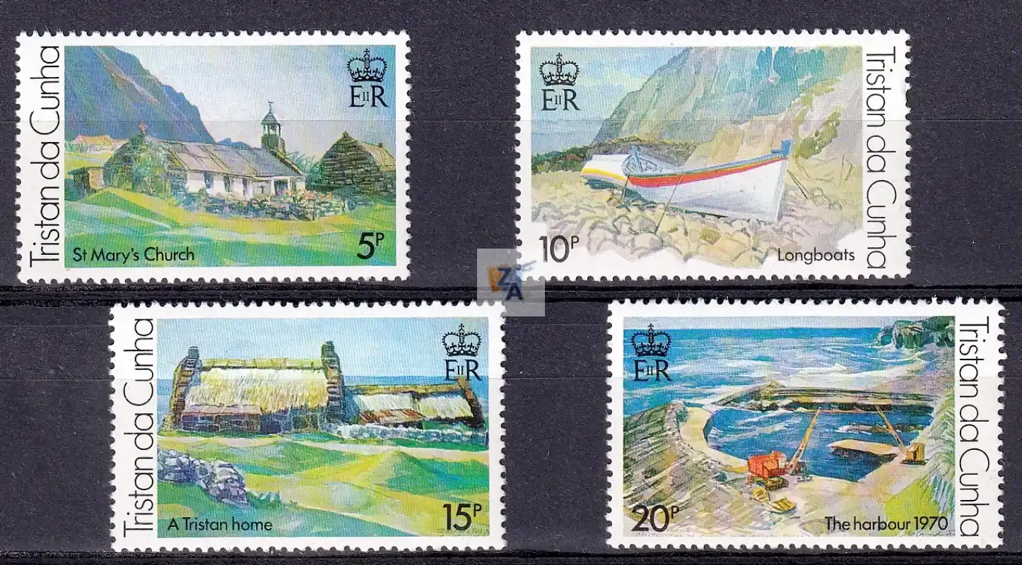 Tristan da Cunha 1978 Landscape Paintings by Ronald Svensson. MNH Tristan da Cunha 1978 Landscape Paintings by Ronald Svensson. MNH