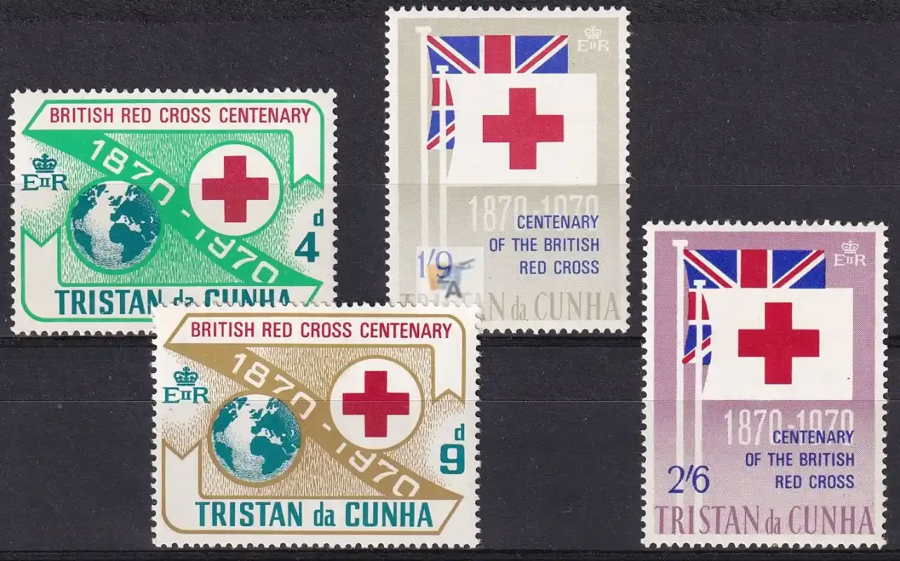 Tristan da Cunha 1970 The 100th Anniv of the British Red Cross. MNH Tristan da Cunha 1970 The 100th Anniv of the British Red Cross. MNH