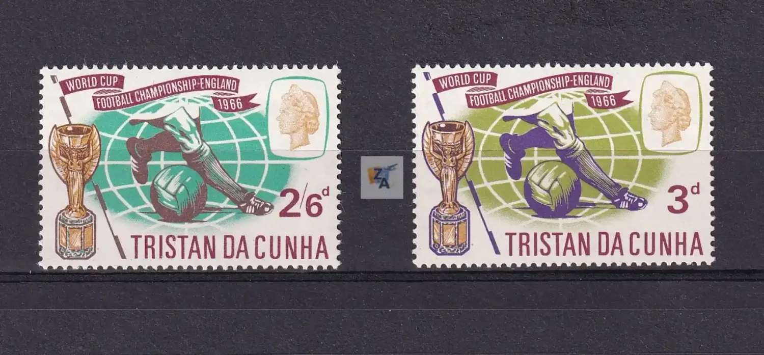 Tristan da Cunha 1966 Football World Cup - England. MNH Tristan da Cunha 1966 Football World Cup - England. MNH