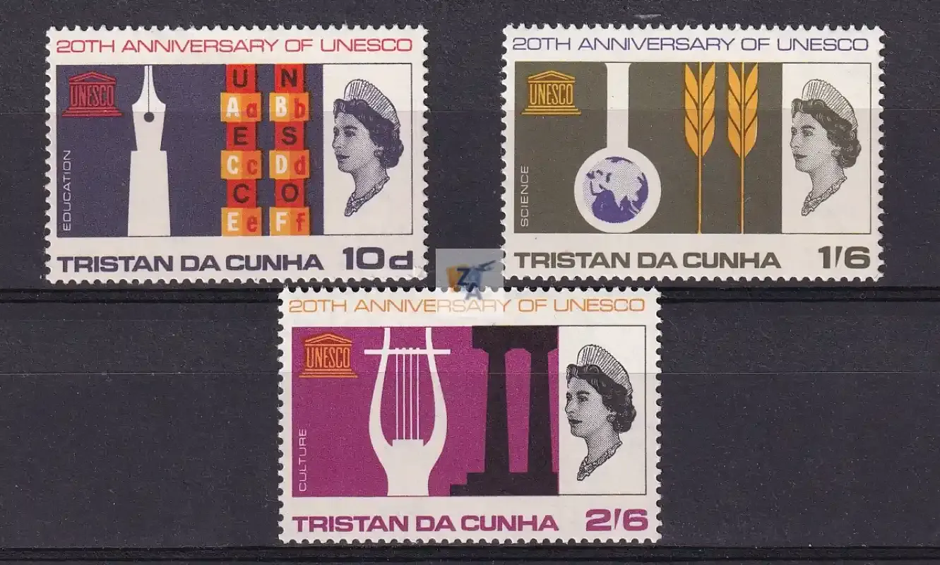 Tristan da Cunha 1966 The 20th Anniv of UNESCO. MNH Tristan da Cunha 1966 The 20th Anniv of UNESCO. MNH