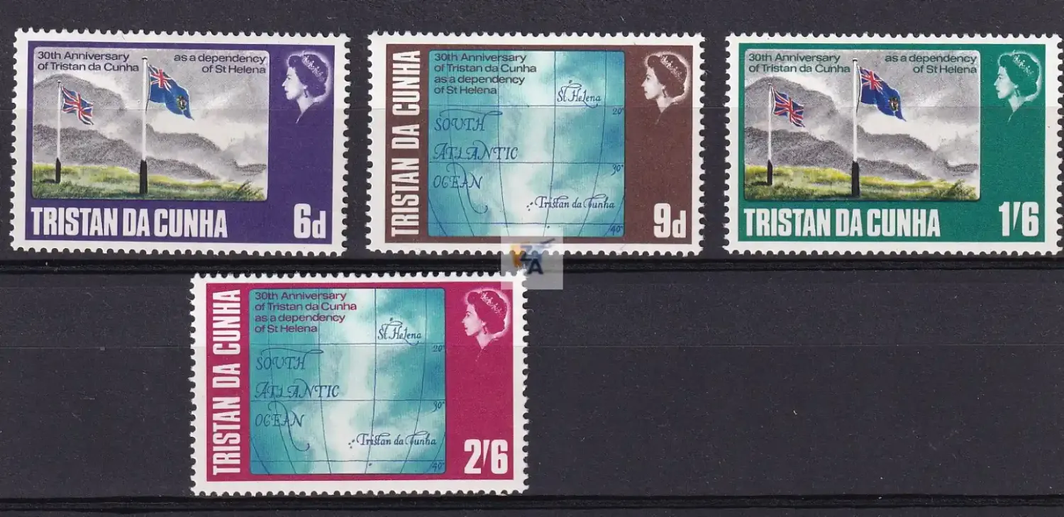 Tristan da Cunha 1968 The 30th Anniv of Tristan da Cunha as a Dependency of St. Helena. MNH Tristan da Cunha 1968 The 30th Anniv of Tristan da Cunha as a Dependency of St. Helena. MNH