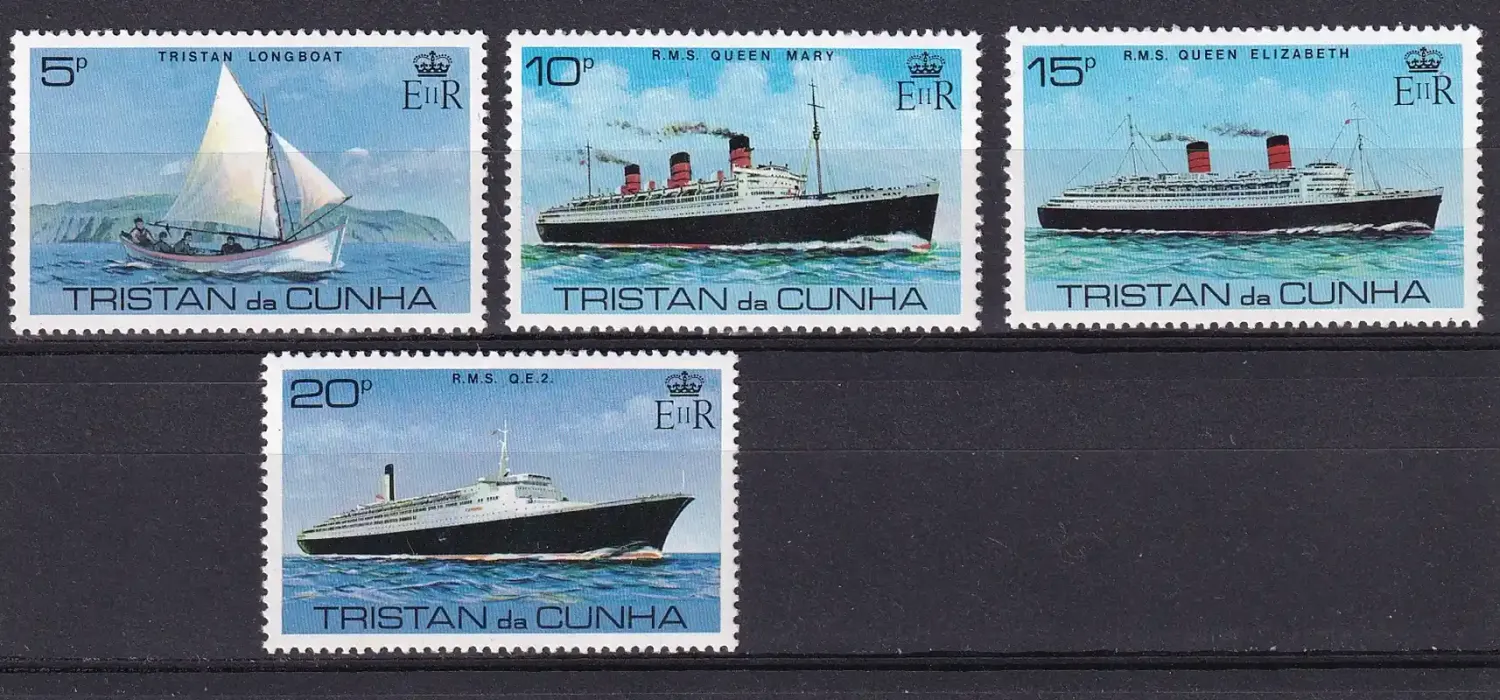 Tristan da Cunha 1979 Visit of the Passenger Ship "Queen Elizabeth II" to Tristan da Cunha. MNH Tristan da Cunha 1979 Visit of the Passenger Ship "Queen Elizabeth II" to Tristan da Cunha. MNH