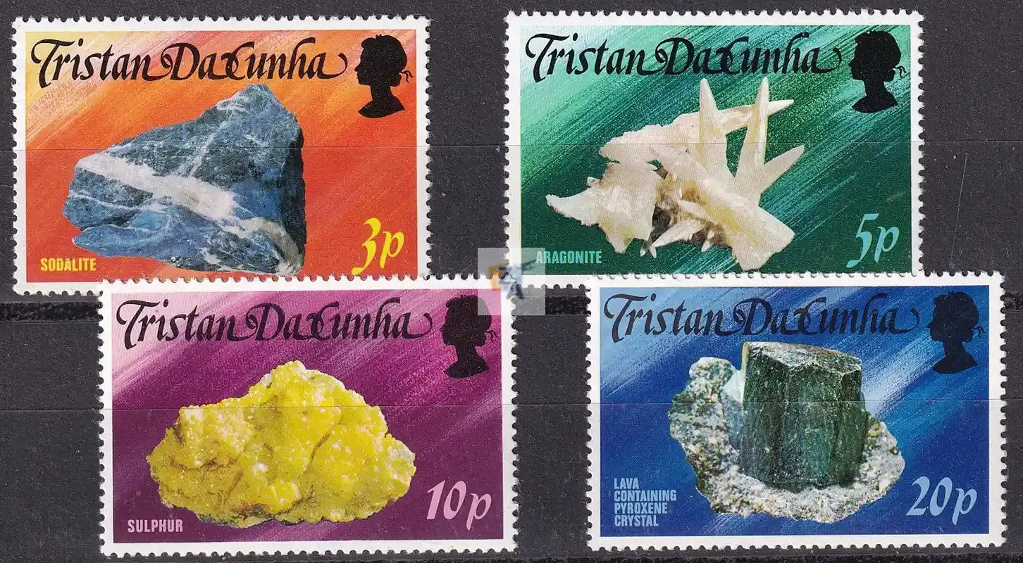 Tristan da Cunha 1978 Minerals. MNH Tristan da Cunha 1978 Minerals. MNH
