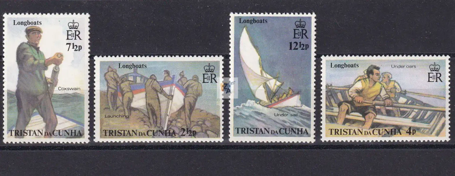 Tristan da Cunha 1972 Tristan Longboats. MNH Tristan da Cunha 1972 Tristan Longboats. MNH