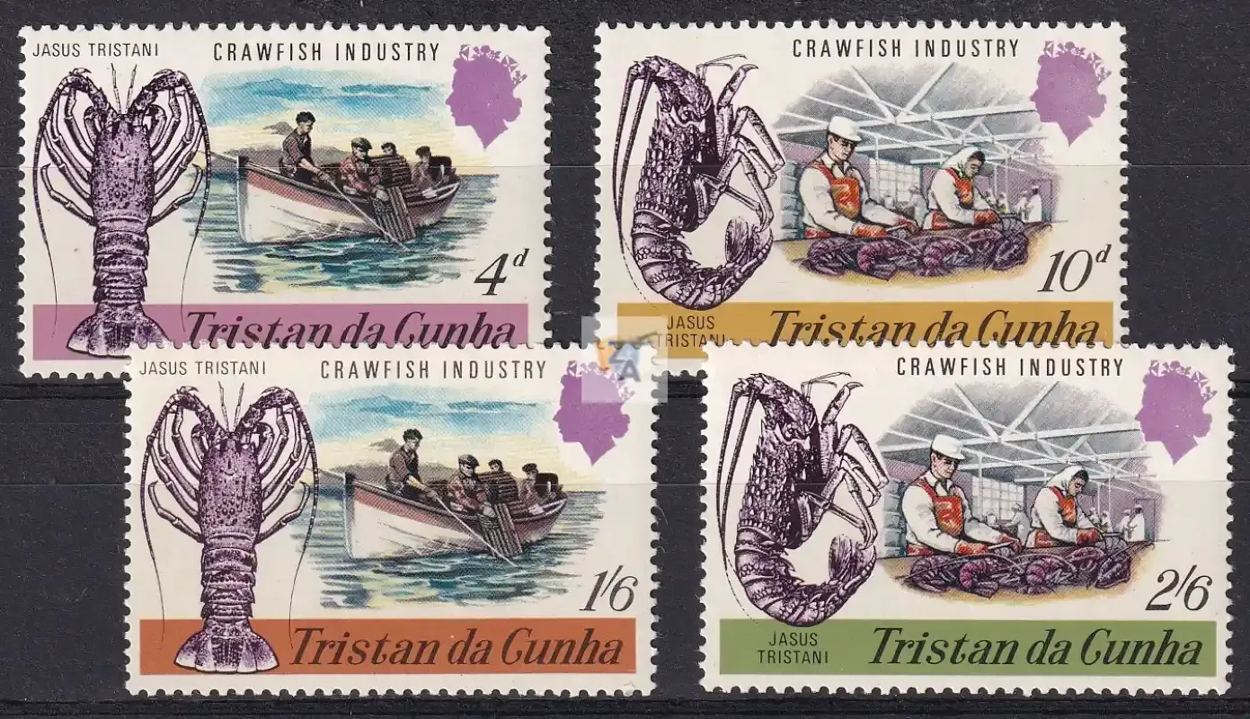 Tristan da Cunha 1970 Crawfish Industry. MNH Tristan da Cunha 1970 Crawfish Industry. MNH