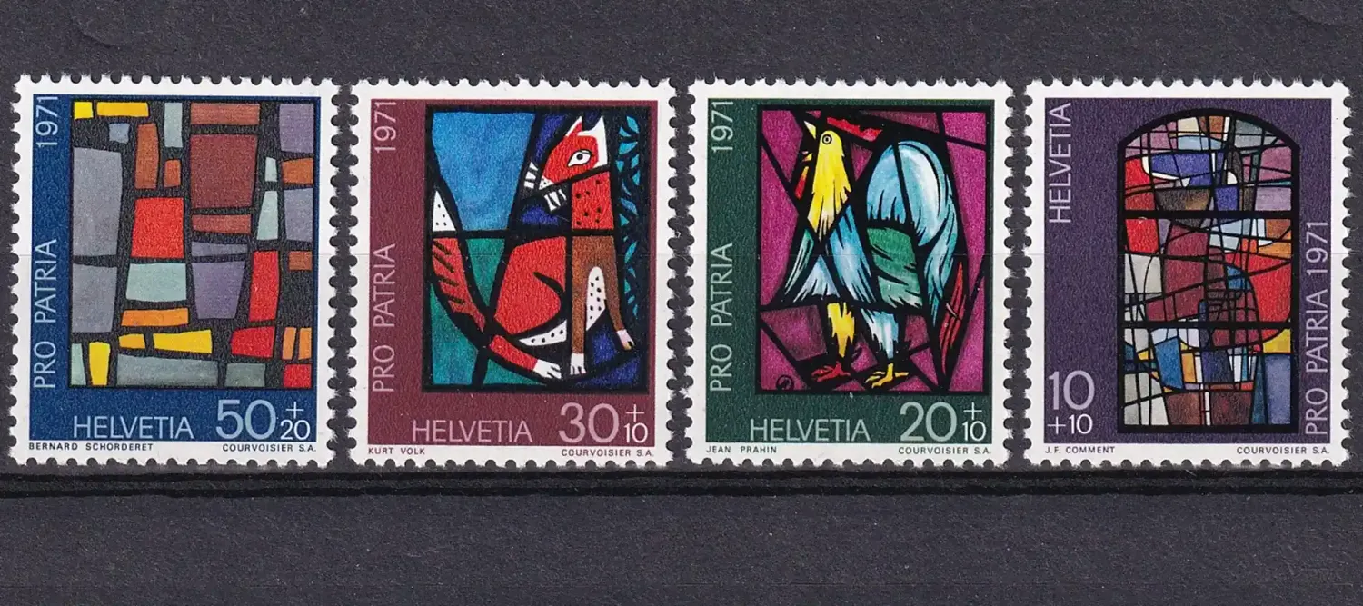Switzerland 1971 Pro Patria - Art. MNH(**) Switzerland 1971 Pro Patria - Art. MNH(**)