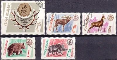 Romania 1965 Game Animals and Trophies. CTO, NH(*) Romania 1965 Game Animals and Trophies. CTO, NH(*)