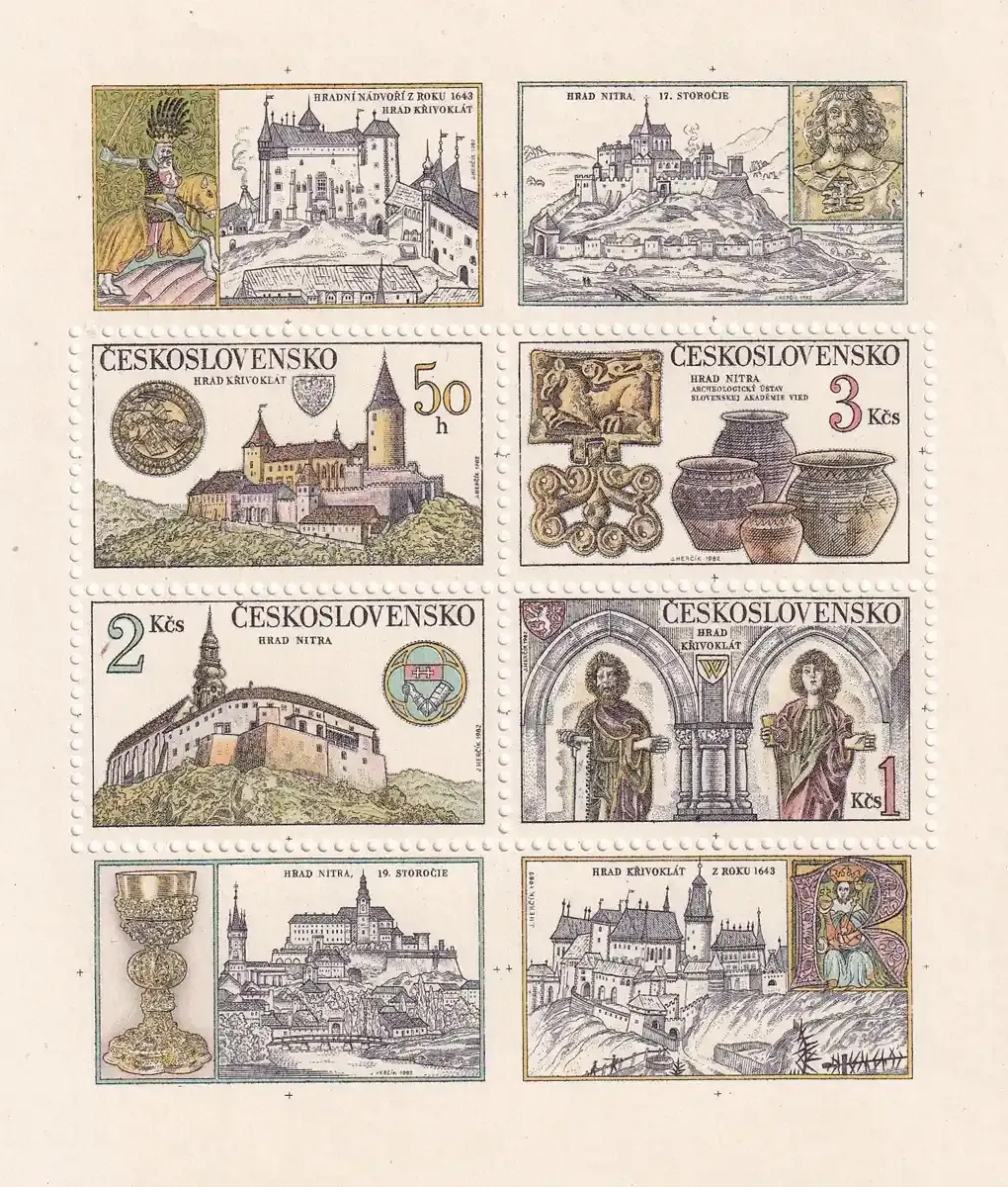 Czechoslovakia 1982 Castles. SG 2636. MNH(**)