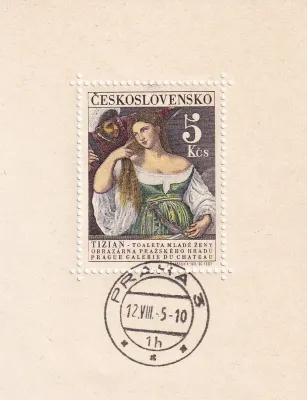 Czechoslovakia 1965 Art/Painting (ss/1v). CTO, NH(**) Czechoslovakia 1965 Art/Painting (ss/1v). CTO, NH(**)