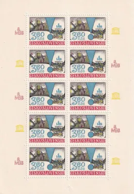 Czechoslovakia, 1979 Man and the Biosphere. 3.60Kc value Sheet. MNH(**) Czechoslovakia, 1979 Man and the Biosphere. 3.60Kc value Sheet. MNH(**)