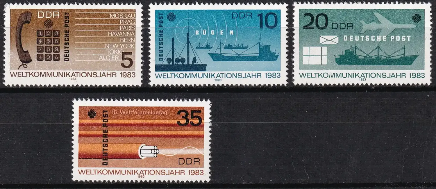 Germany East (DDR) 1983 World Communications Year - MNH (**)