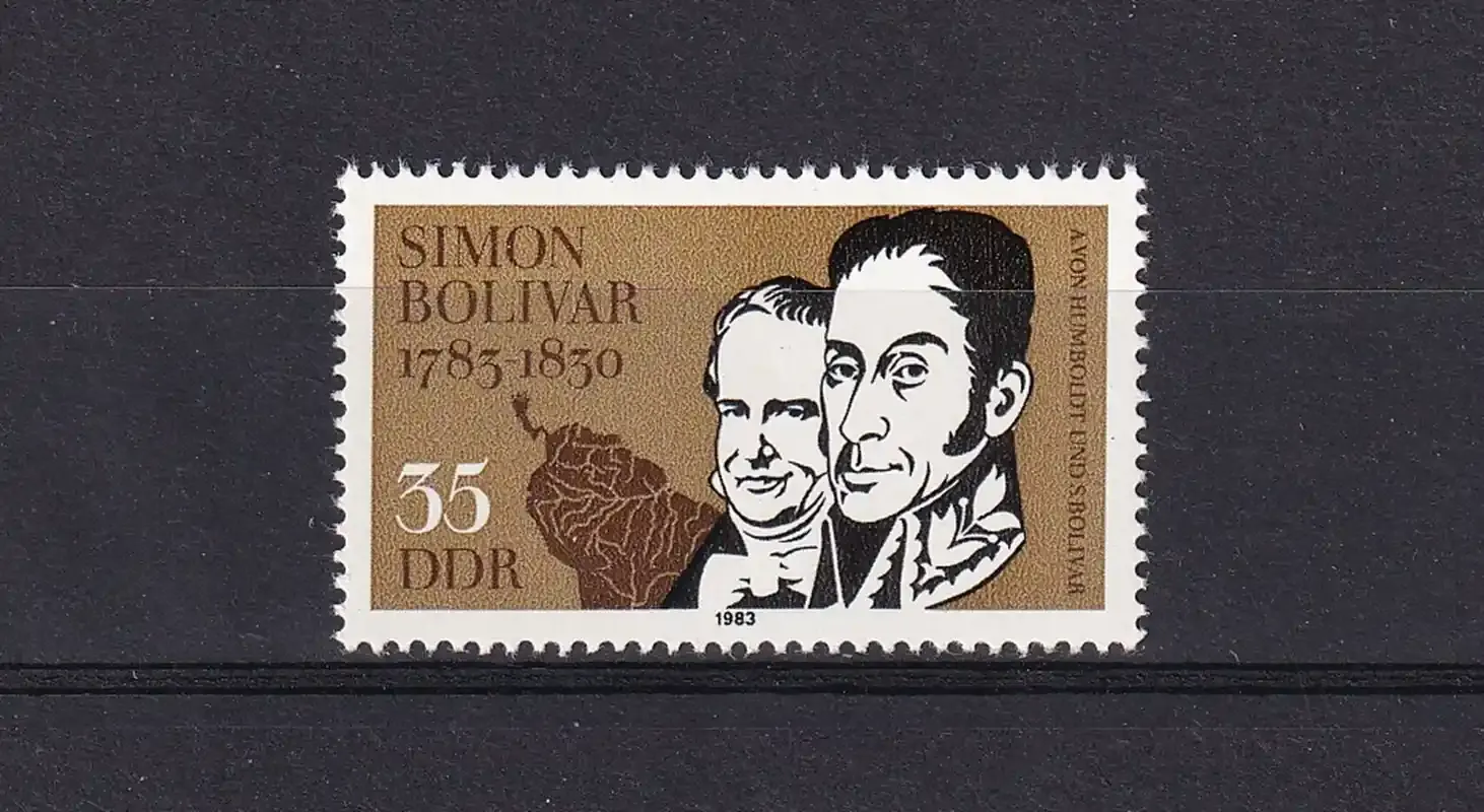 Germany East (DDR) 1983 The 200th Anniv of the Birth of Simon de Bolivar- MNH (**) Germany East (DDR) 1983 The 200th Anniv of the Birth of Simon de Bolivar- MNH (**)
