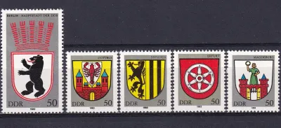 Germany East (DDR) 1983 City Arms- MNH (**)