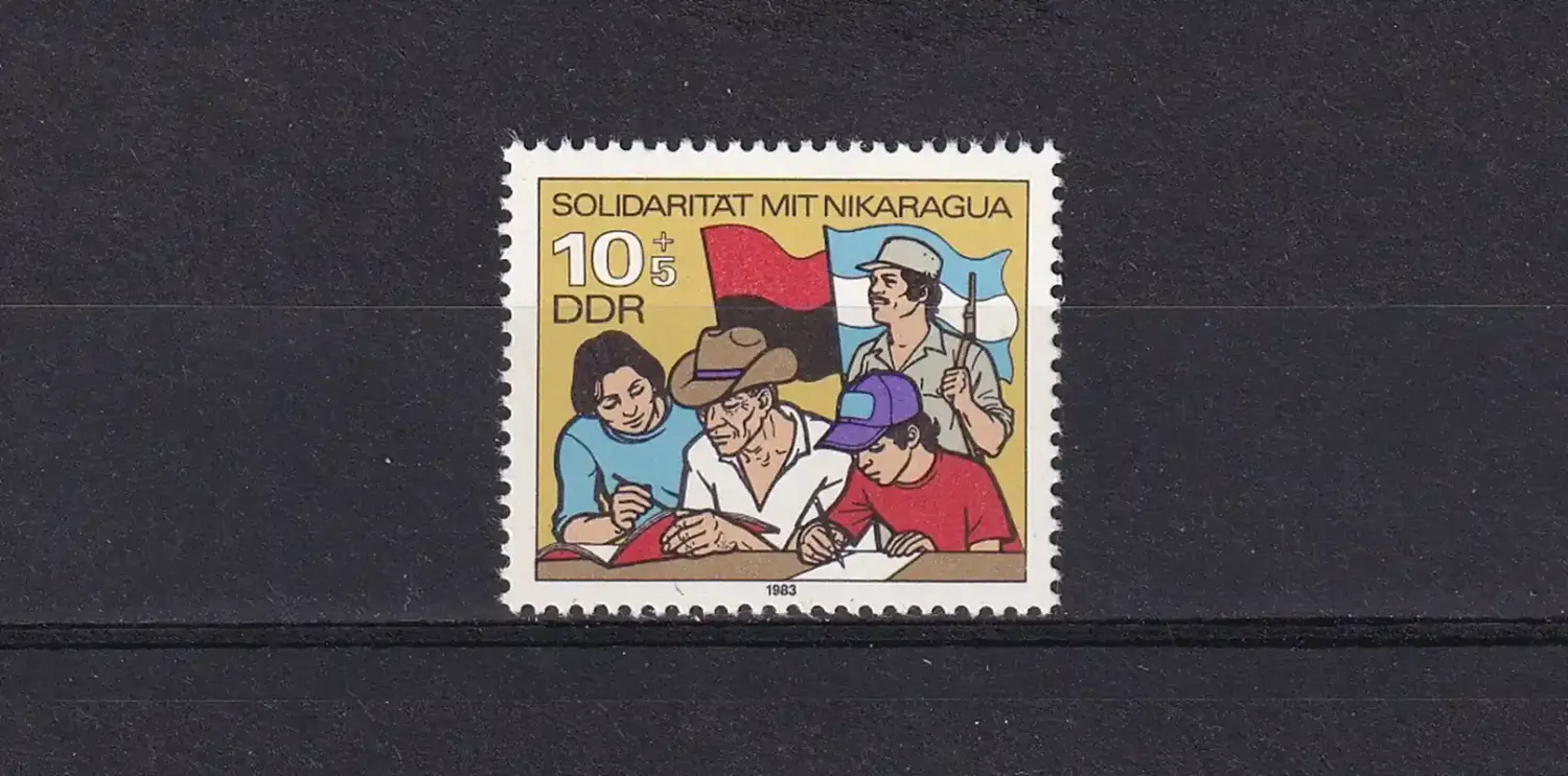 Germany East (DDR) 1983 Solidarity with Nicaragua MNH (**)
