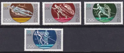 Germany East (DDR) 1983 Winter Olympic Games - Sarajevo, Yugoslavia MNH (**)