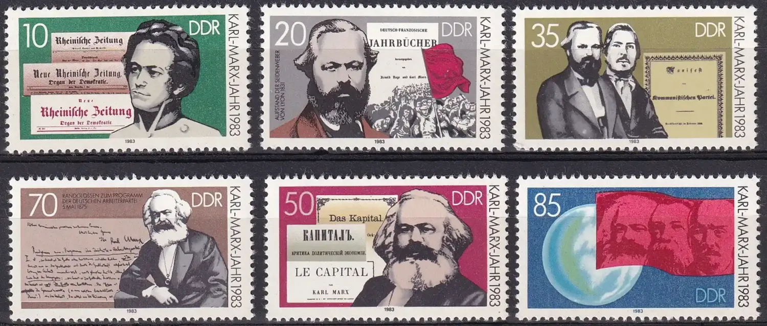 Germany East (DDR) 1983 The 100th Anniversary of the Death of Karl Marx - MNH (**) Germany East (DDR) 1983 The 100th Anniversary of the Death of Karl Marx - MNH (**)
