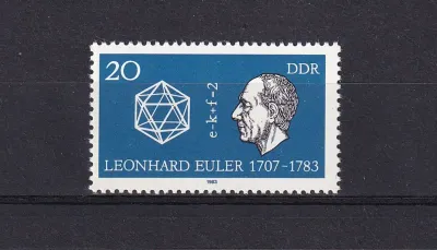 Germany East (DDR) 1983 The 200th Anniv of the Death of Leonard Euler MNH (**)