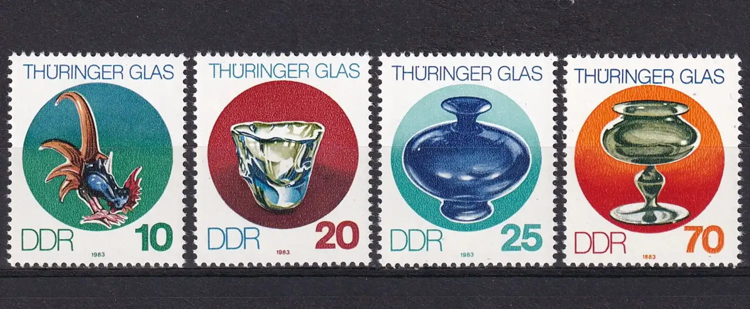 Germany East (DDR) 1983 Thüringer Glass MNH (**) Germany East (DDR) 1983 Thüringer Glass MNH (**)