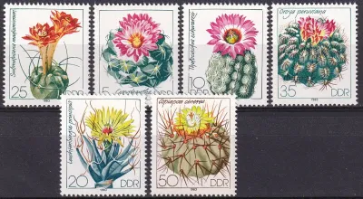 Germany East (DDR) 1983 Cactus, Flowers- MNH (**)