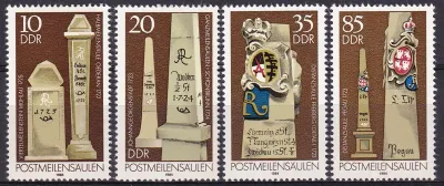 Germany East (DDR) 1984 Old Postal Milestones. MNH (**)