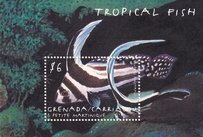 Grenada Grenadines 2000 Tropical Fish (ss/1v). MNH(**)