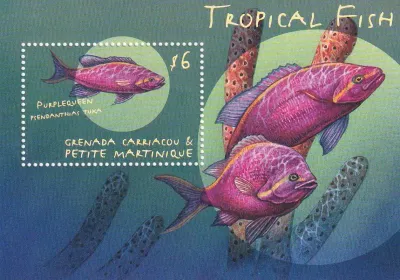 Grenada Grenadines 2000 Tropical Fish (ss/1v). MNH(**) Grenada Grenadines 2000 Tropical Fish (ss/1v). MNH(**)