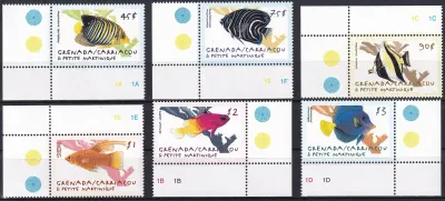 Grenada Grenadines 2000 Tropical Fish (6v). MNH(**)
