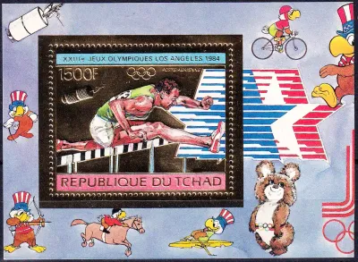 Chad 1982 Airmail - Olympic Games - Los Angeles 1984, USA (ss/v1). MNH(**)